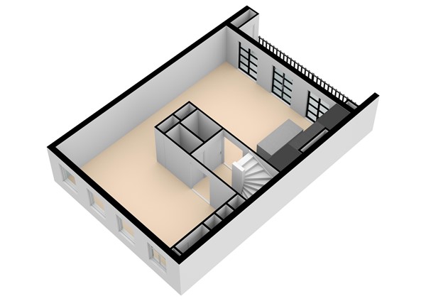Floorplan - Plantage Middenlaan, 1018 DD Amsterdam